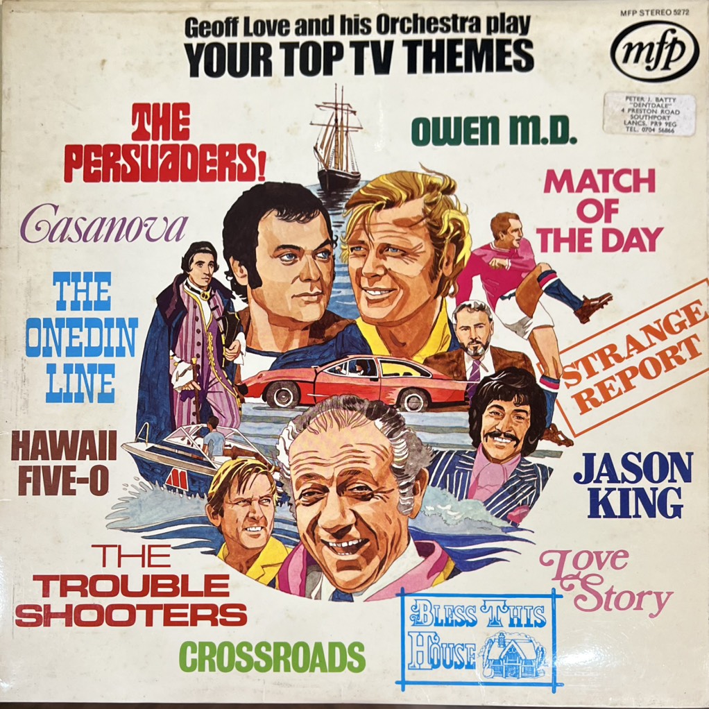 vinyl Geoff Love And His Orchestra – Your Top TV Themes
