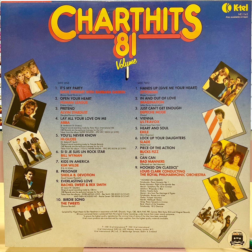 vinyl Chart Hits 81 Volume 1