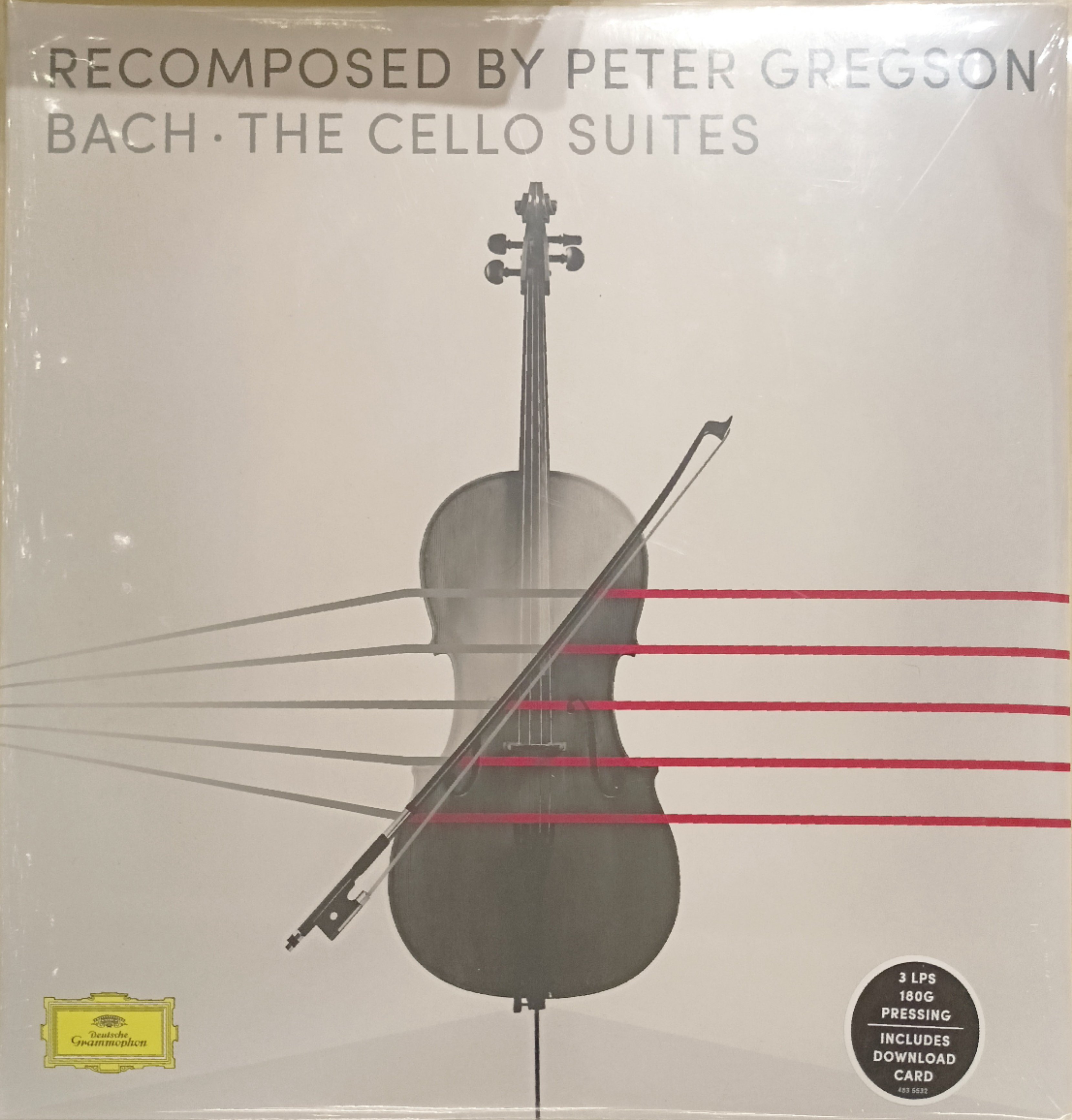 vinyl RECOMPOSED BY PETER GREGSON: BACH THE CELLO SUITES (3LP)