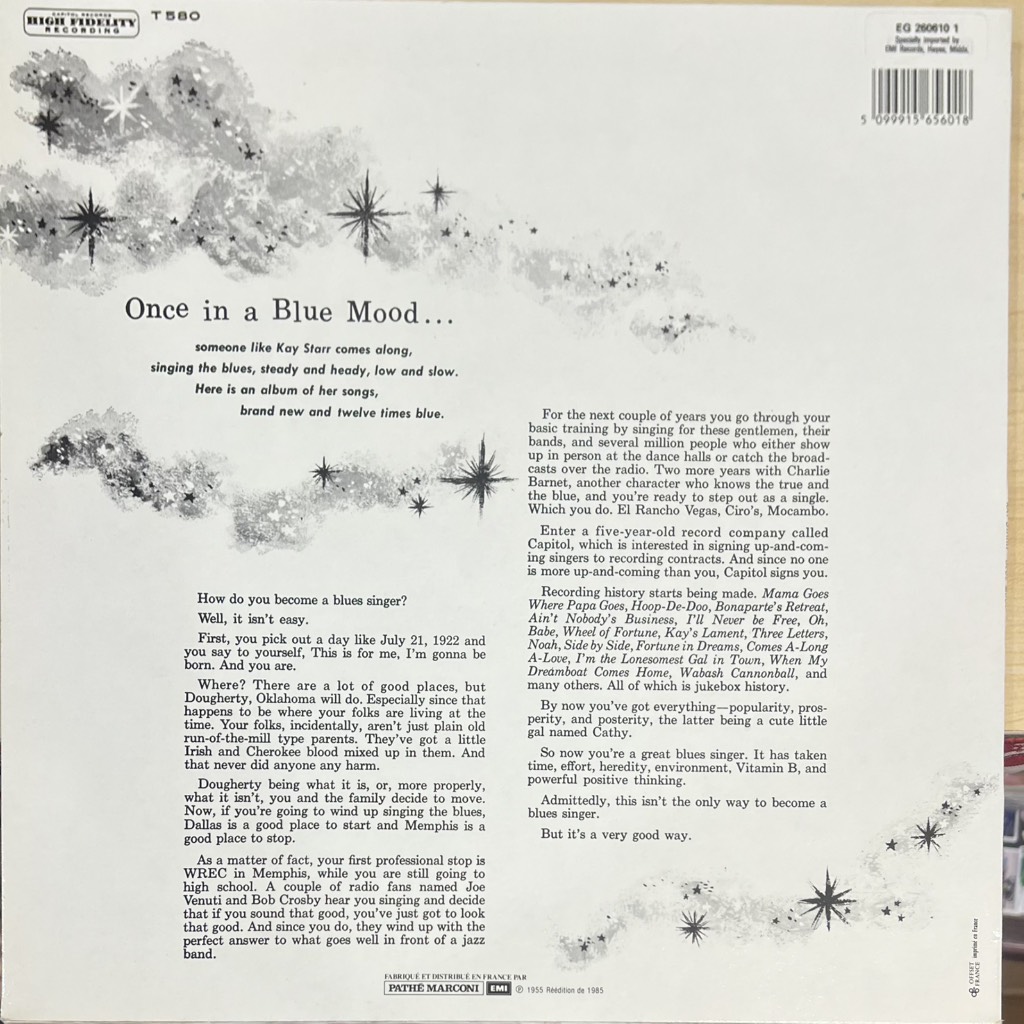 vinyl Kay Starr – In A Blue Mood