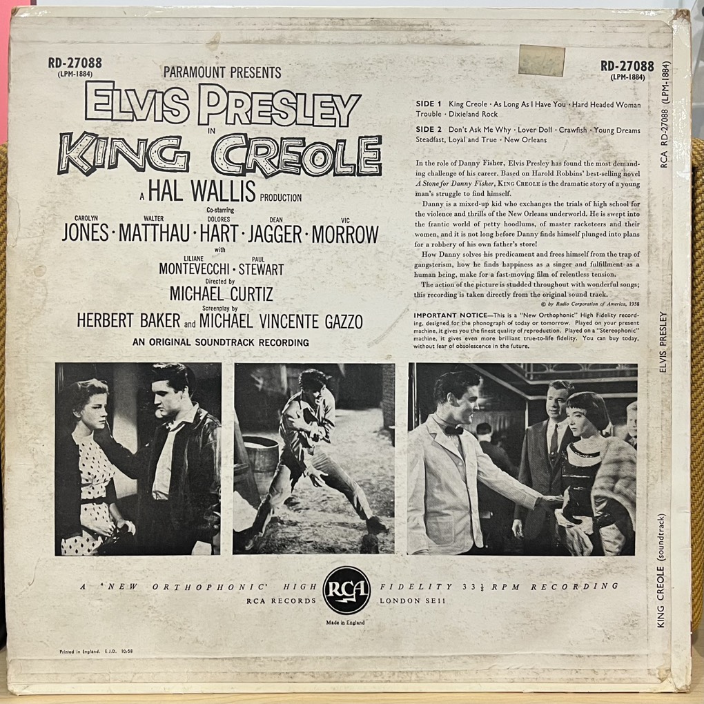 vinyl Elvis Presley – King Creole
