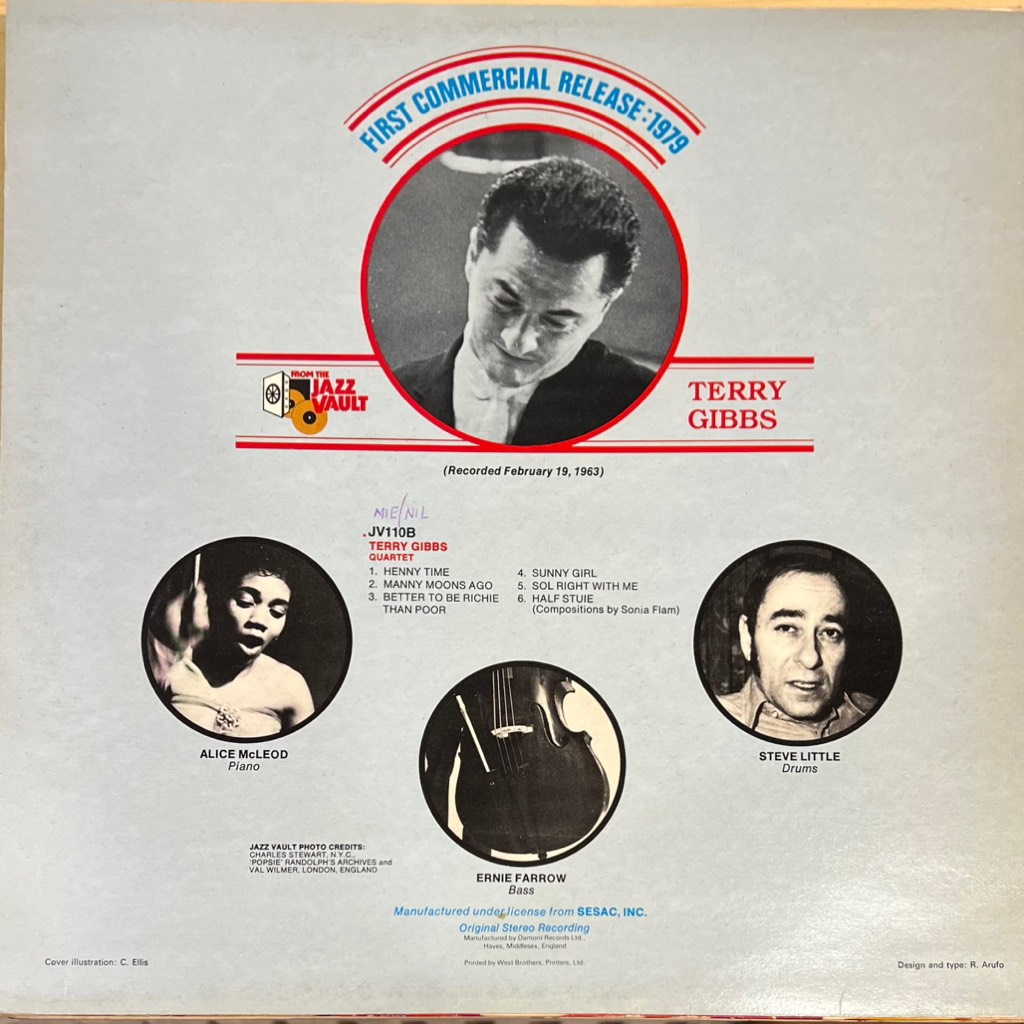 vinyl Terry Gibbs Quartet – The Terry Gibbs Quartet