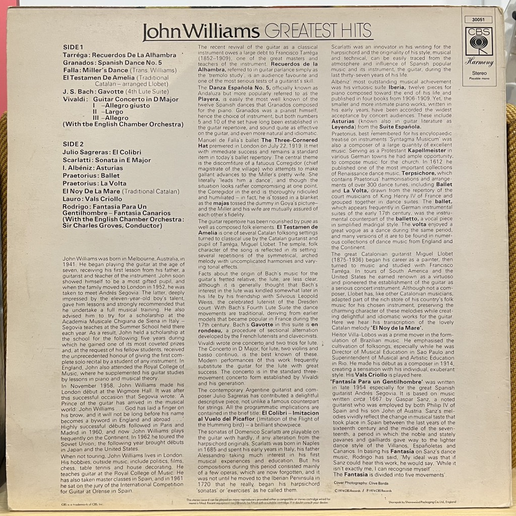 vinyl John Williams – John Williams Greatest Hits