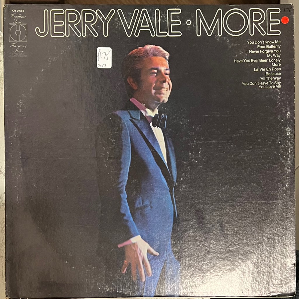 vinyl Jerry Vale – More
