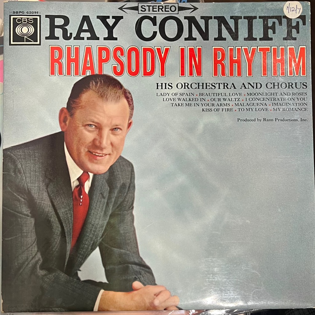 vinyl Ray Conniff And His Orchestra And Chorus – Rhapsody In Rhythm