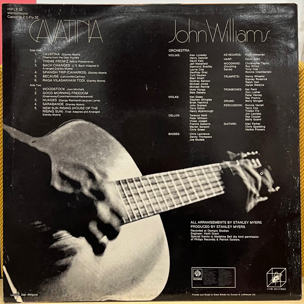 vinyl John Williams – Cavatina
