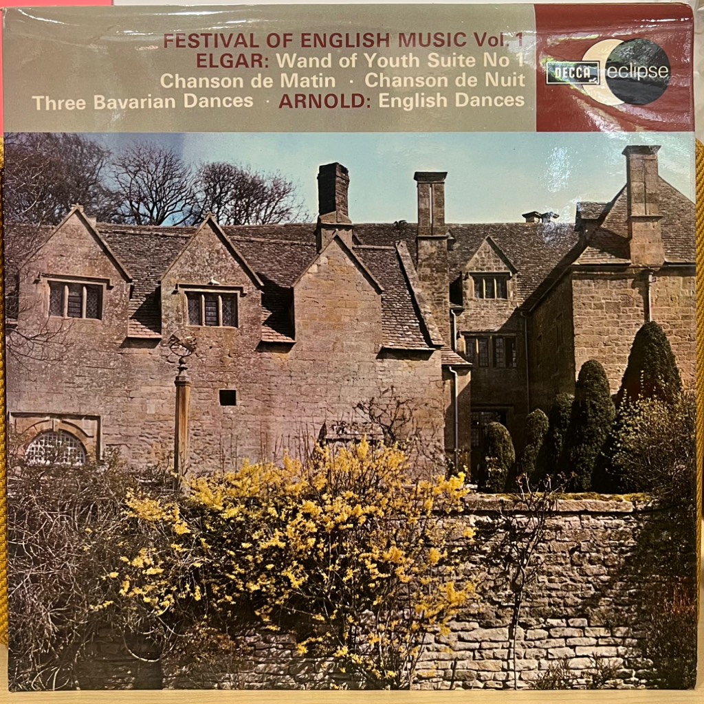 vinyl Elgar, Arnold, The London Philharmonic Orchestra, Sir Adrian Boult, Eduard van Beinum – Festival Of English Music Vol. 1