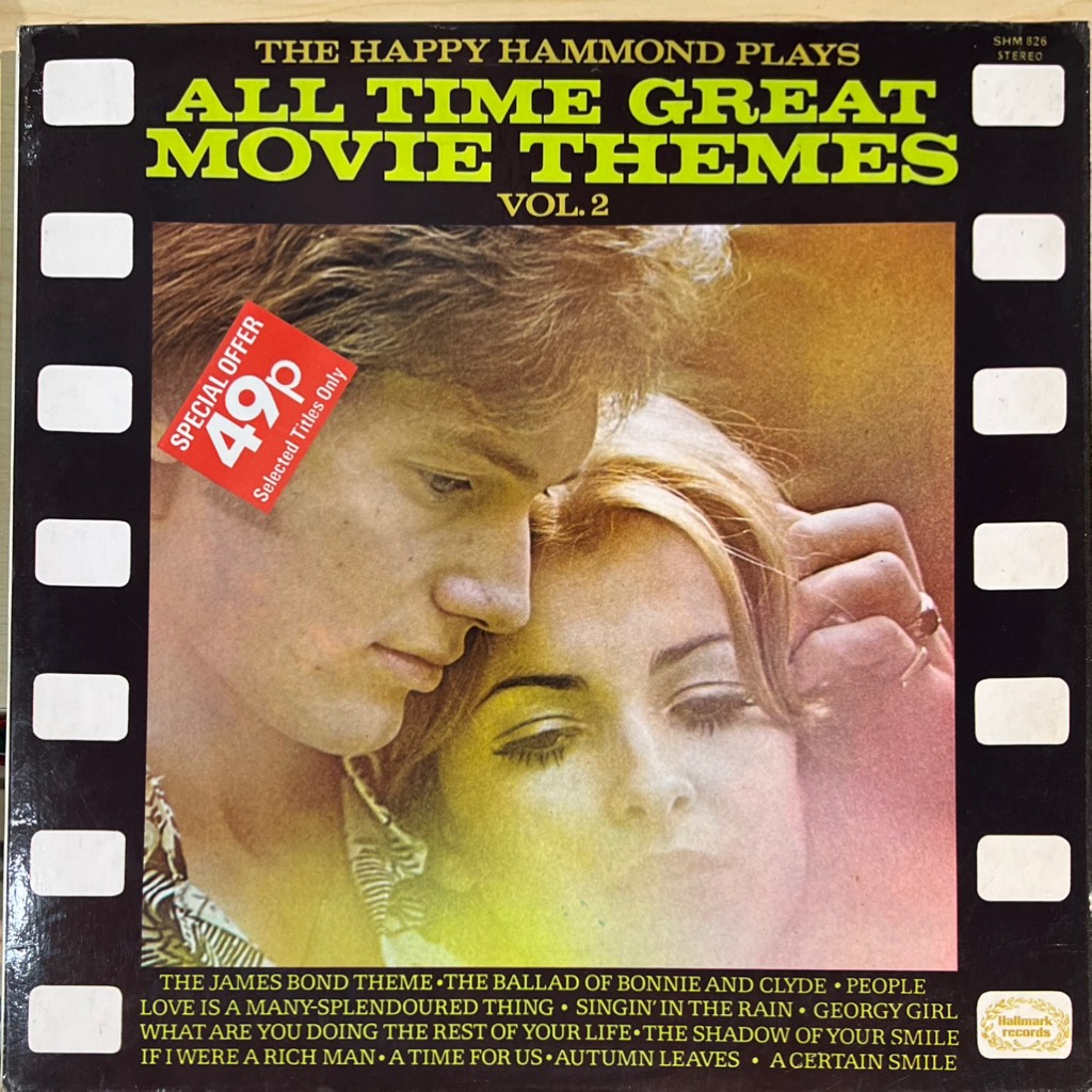vinyl Brian Dee – The Happy Hammond Plays All Time Great Movie Themes Vol.2