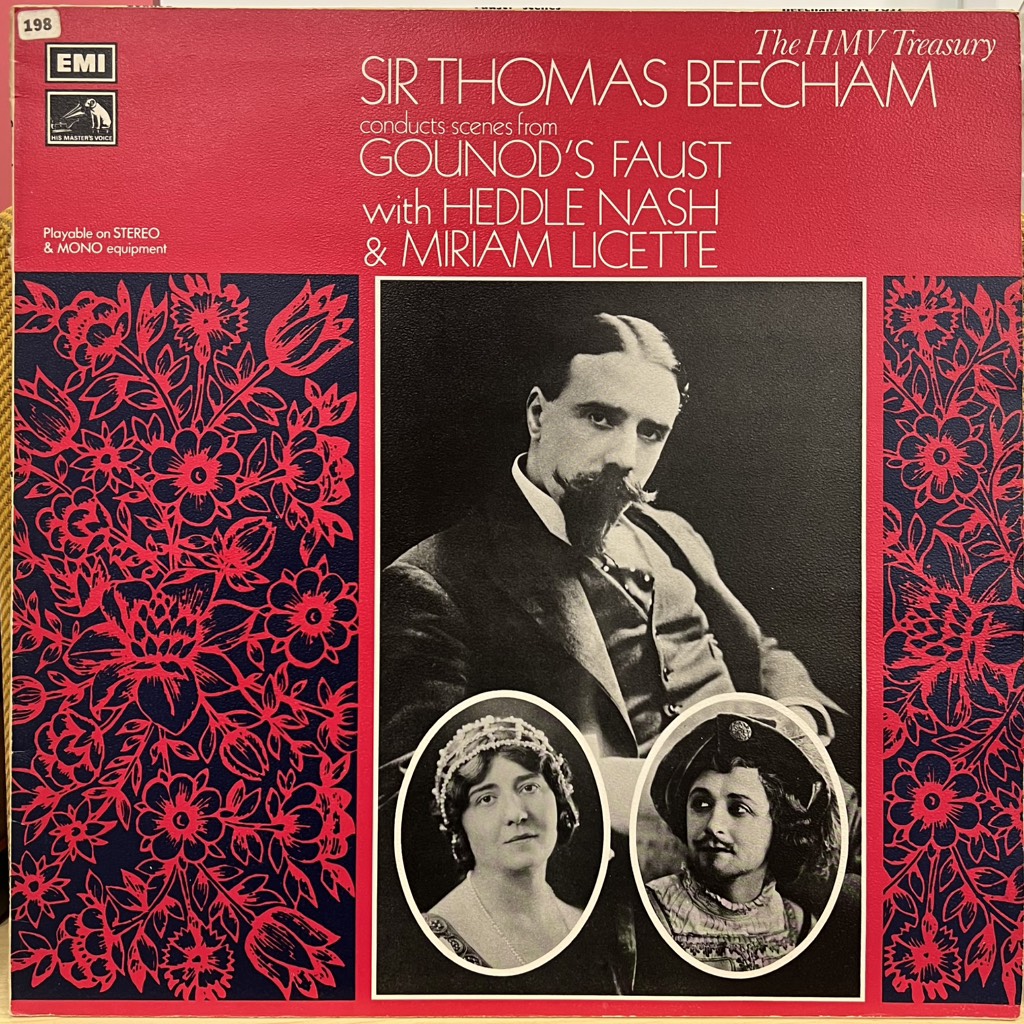 vinyl Sir Thomas Beecham, Gounod*, Heddle Nash, Miriam Licette – Scenes From Gounod's 'Faust'