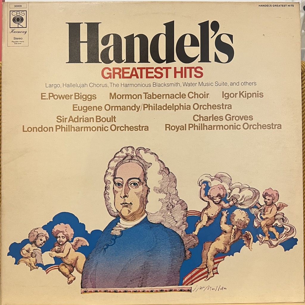 vinyl Handel – Handel's Greatest Hits