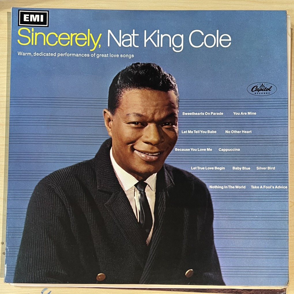vinyl Nat King Cole – Sincerely, Nat King Cole