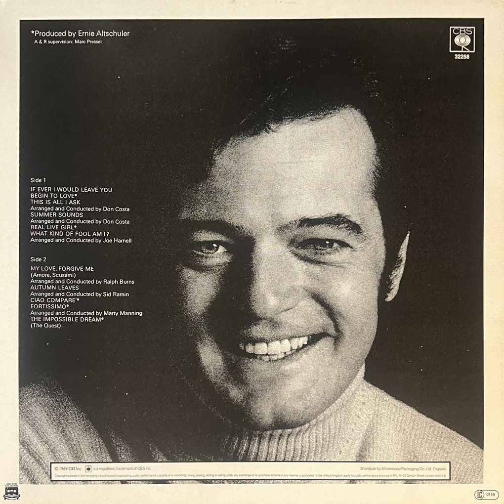 vinyl Robert Goulet – Robert Goulet's Greatest Hits