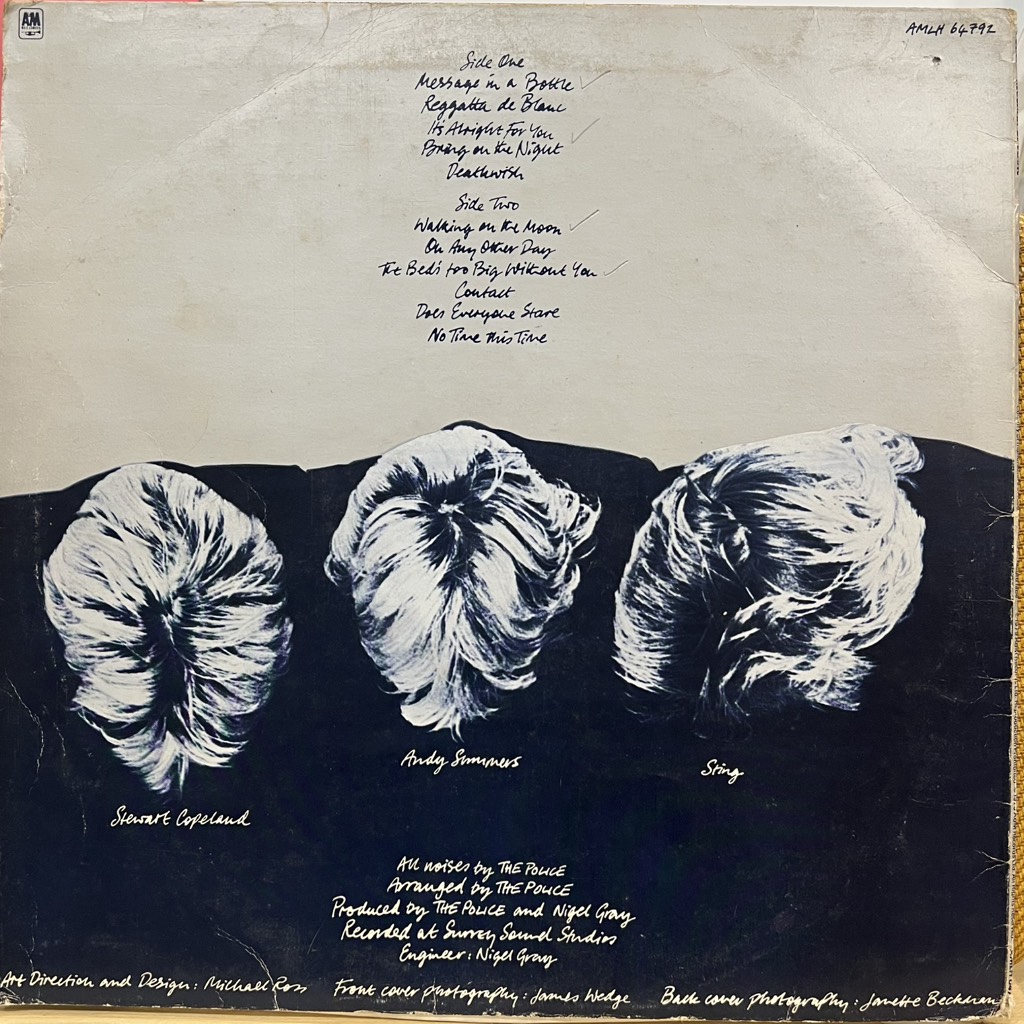 vinyl The Police – Reggatta De Blanc