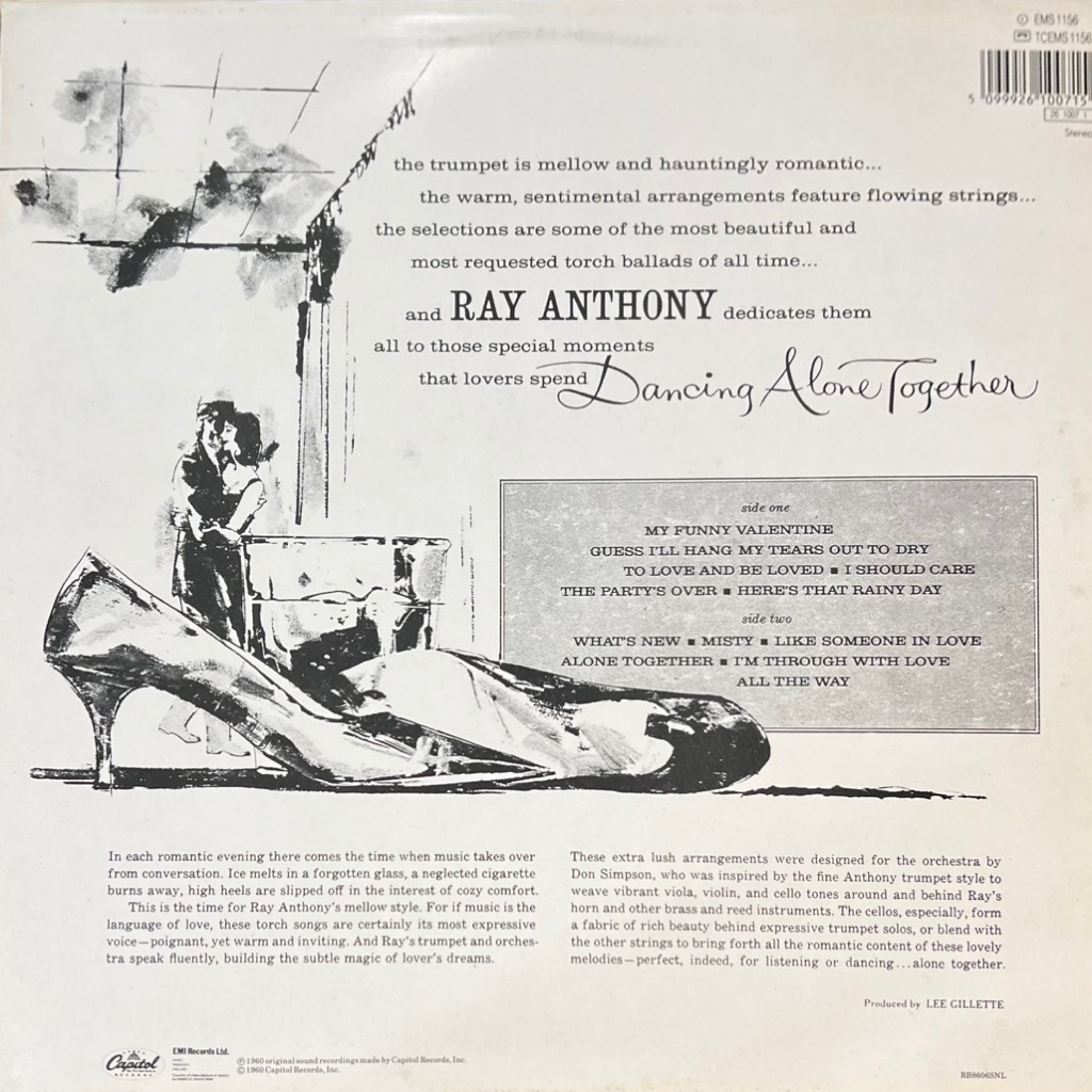 vinyl Ray Anthony & His Orchestra – Dancing Alone Together