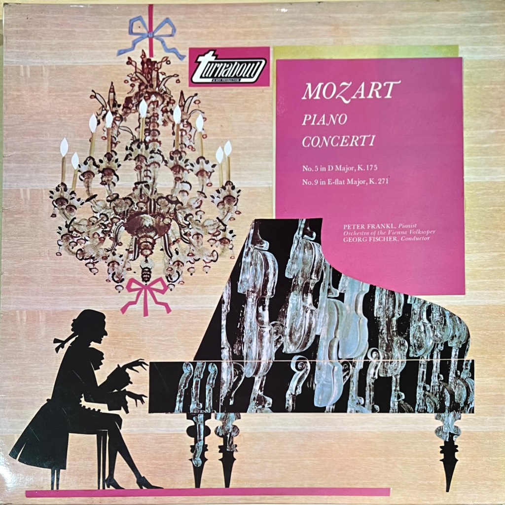 thuê viny Mozart, Peter Frankl, Georg Fischer – Piano Concerti No. 5 In D Major, K. 175 / No. 9 In E-Flat Major, K. 271
