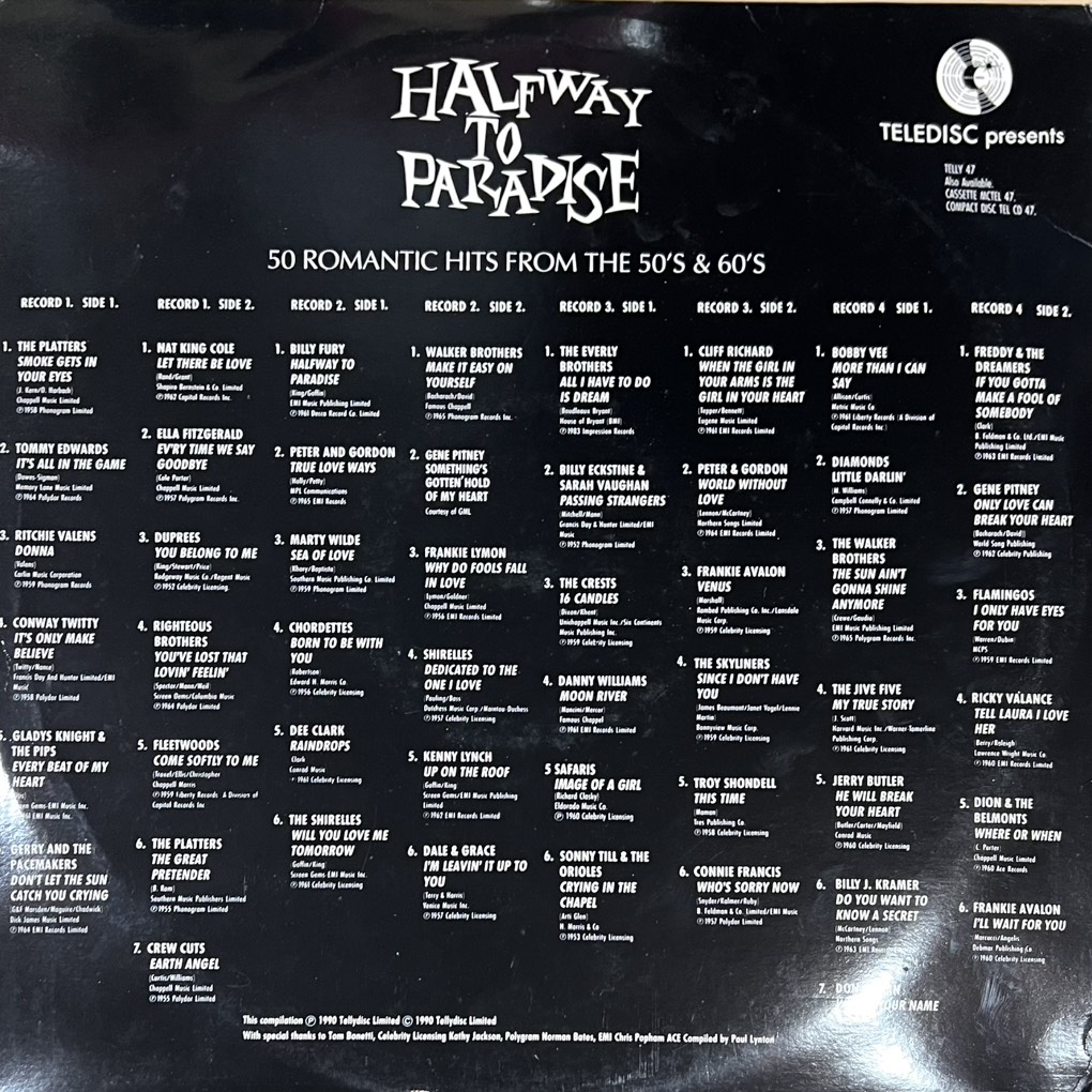 thuê vinyl Various – Halfway To Paradise