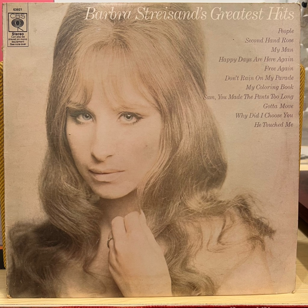 thuê vinyl Barbra Streisand – Barbra Streisand's Greates