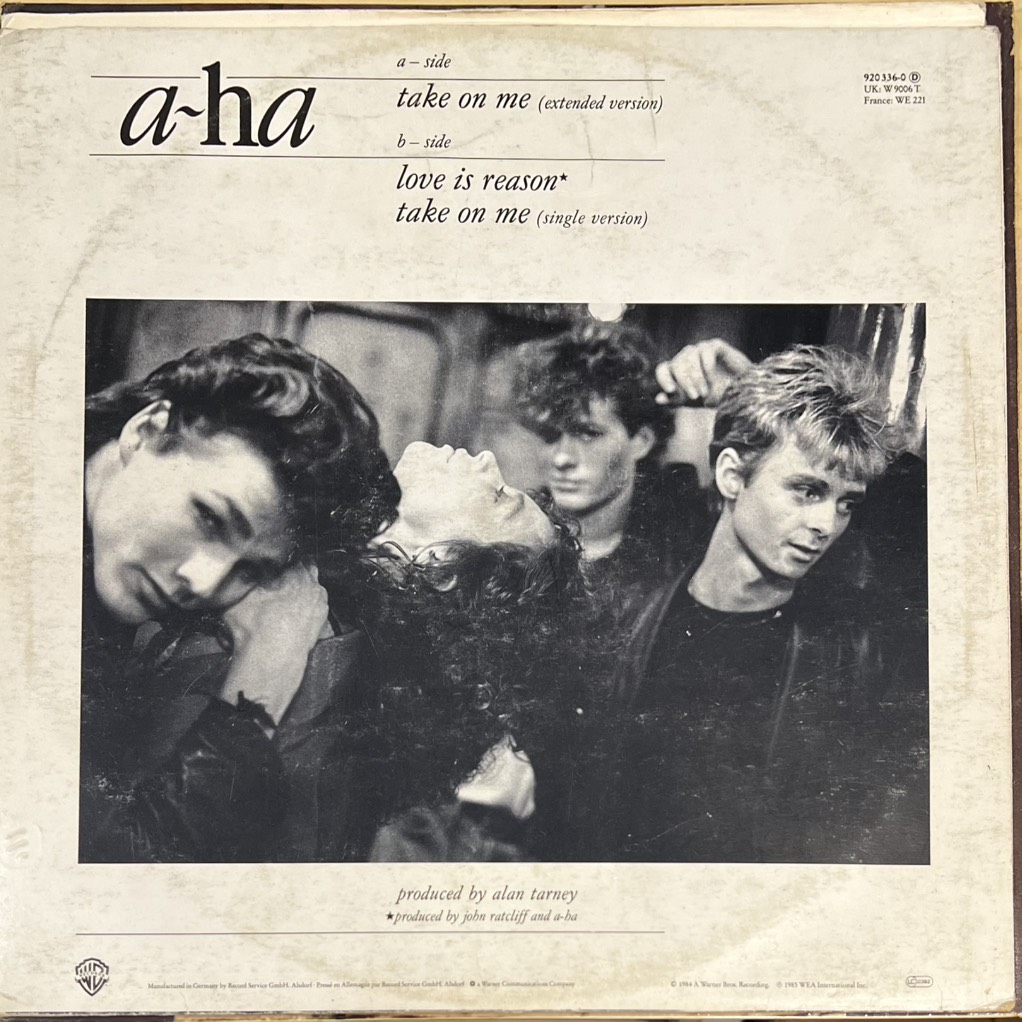 vinyl a-ha – Take On Me (Extended Version)