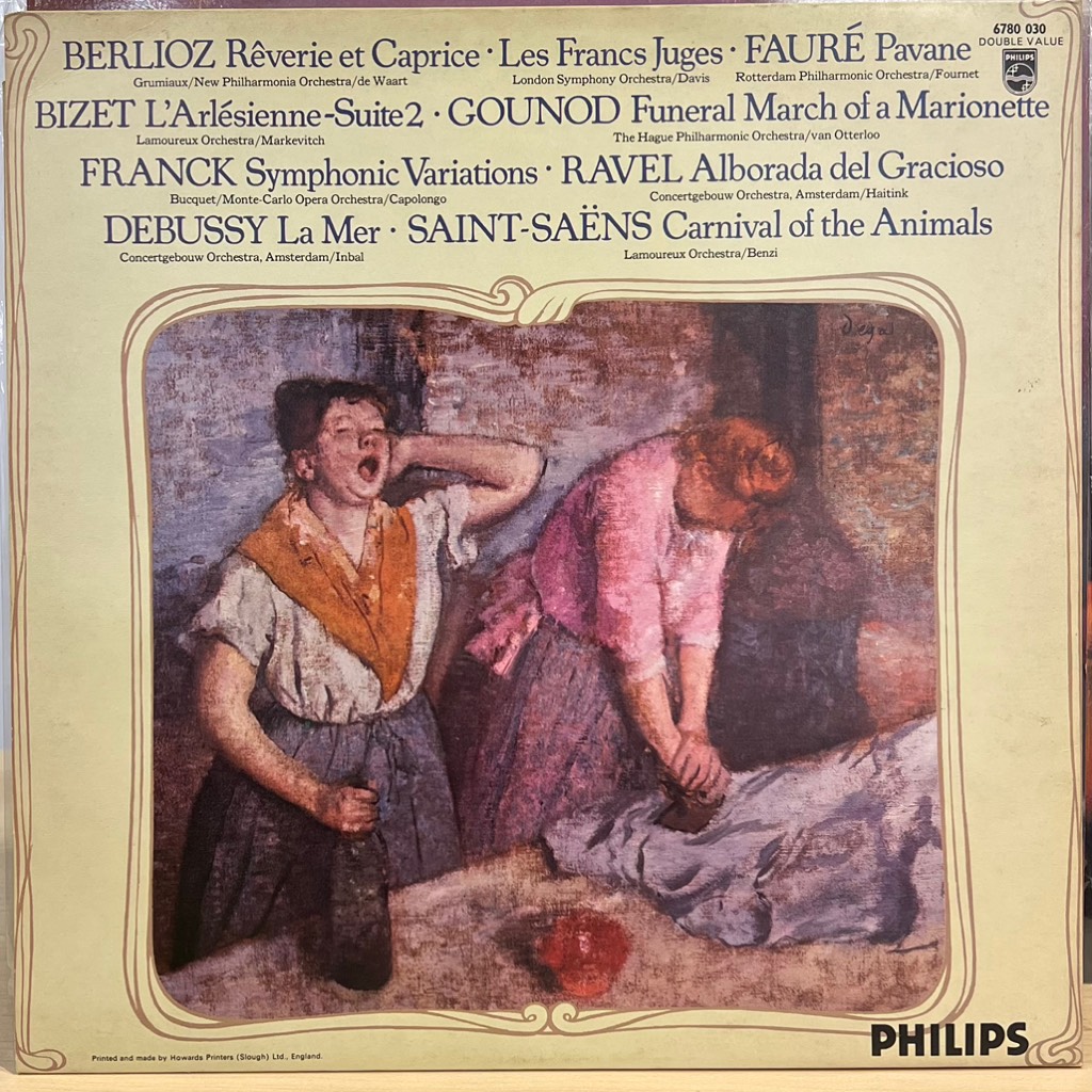 vinyl Maurice Ravel, César Franck, Hector Berlioz, Georges Bizet, Charles Gounod, Camille Saint-Saëns, Claude Debussy, Gabriel Fauré – A Festival of French Music