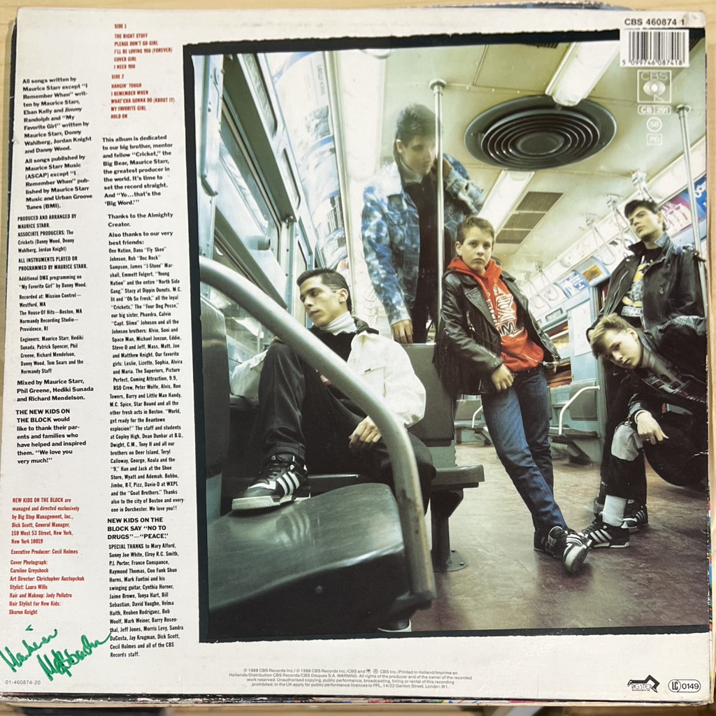 vinyl New Kids On The Block – Hangin' Tough