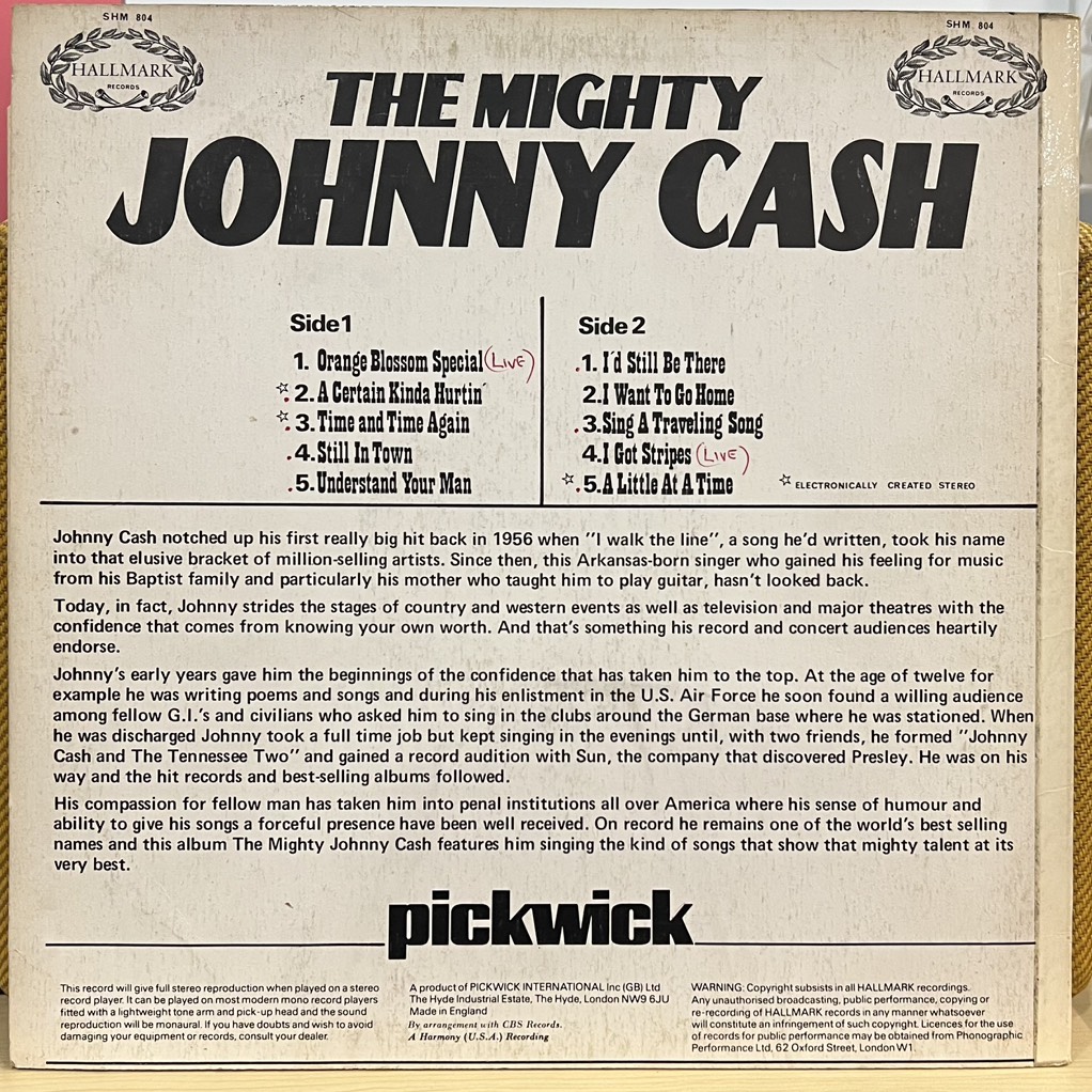 vinyl Johnny Cash – The Mighty Johnny Cash