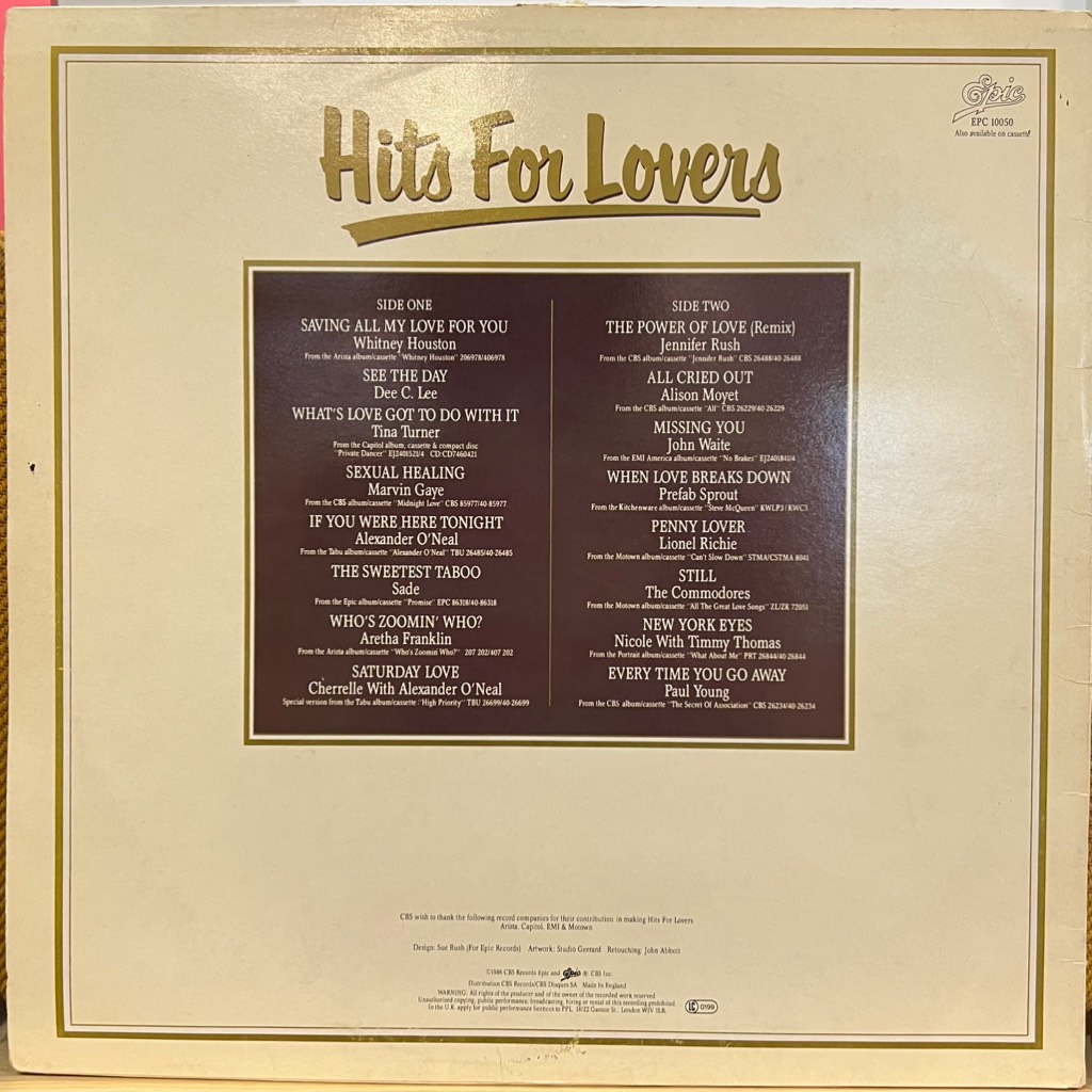 vinyl Various – Hits For Lovers