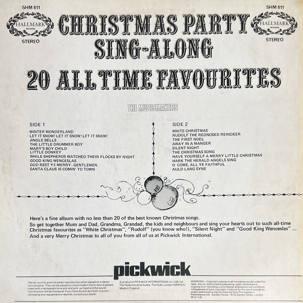 thuê vinyl The Musicmakers – Christmas Party Sing-Along