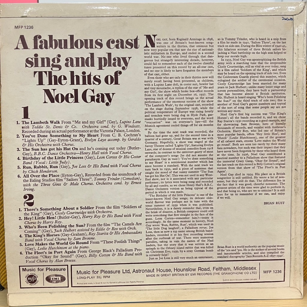 vinyl Various – The Hits Of Noel Gay