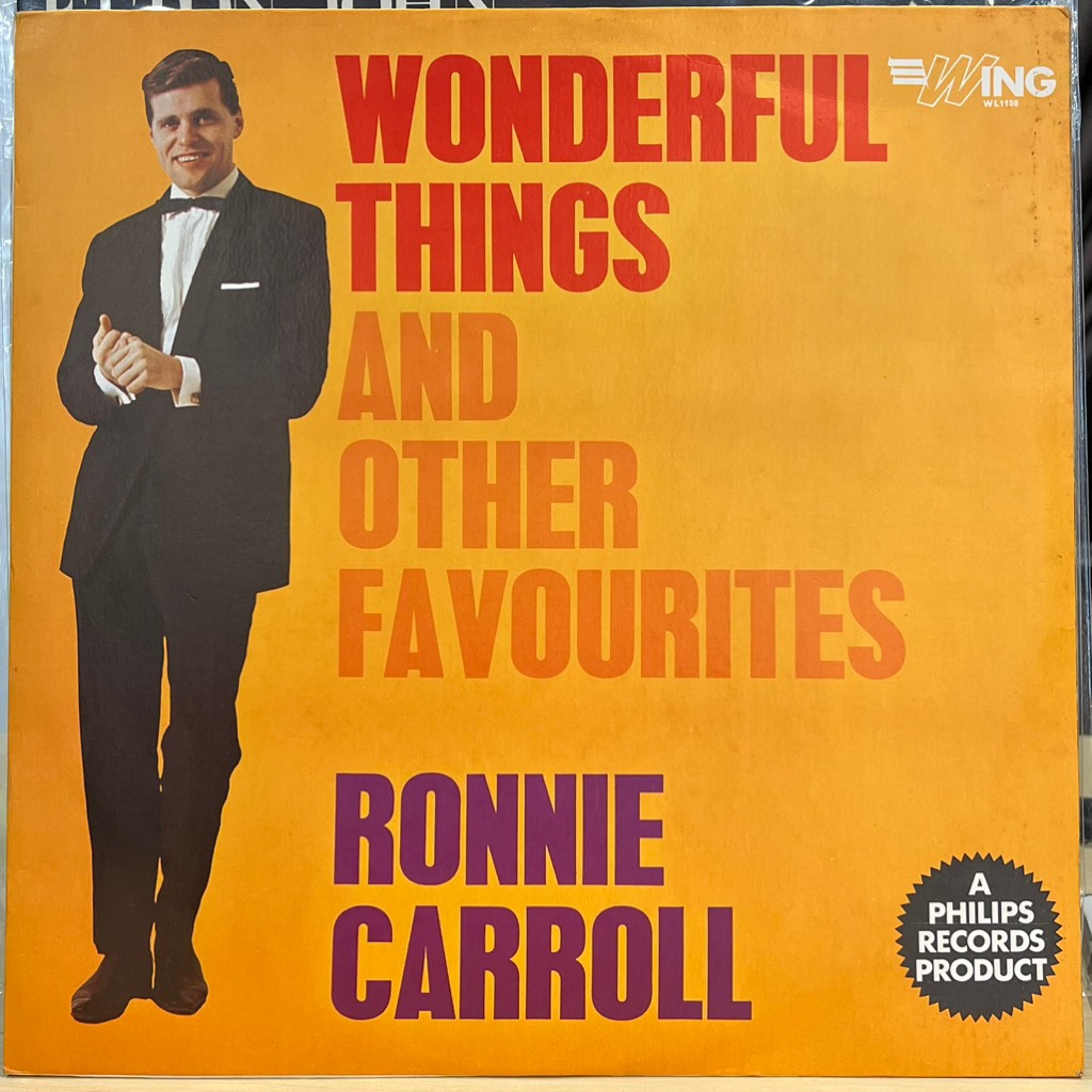 vinyl Ronnie Carroll – Wonderful Things And Other Favourites