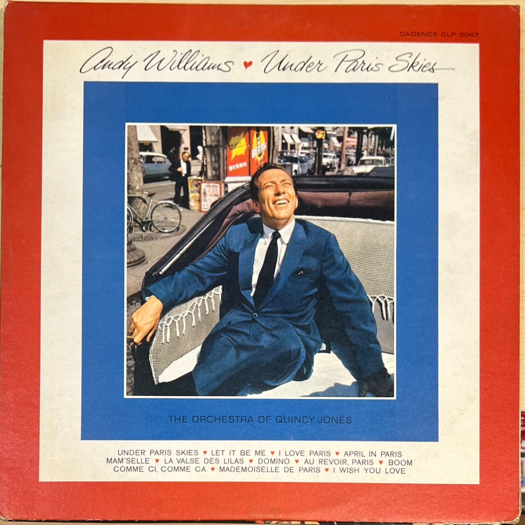 vinyl Andy Williams – Under Paris Skies