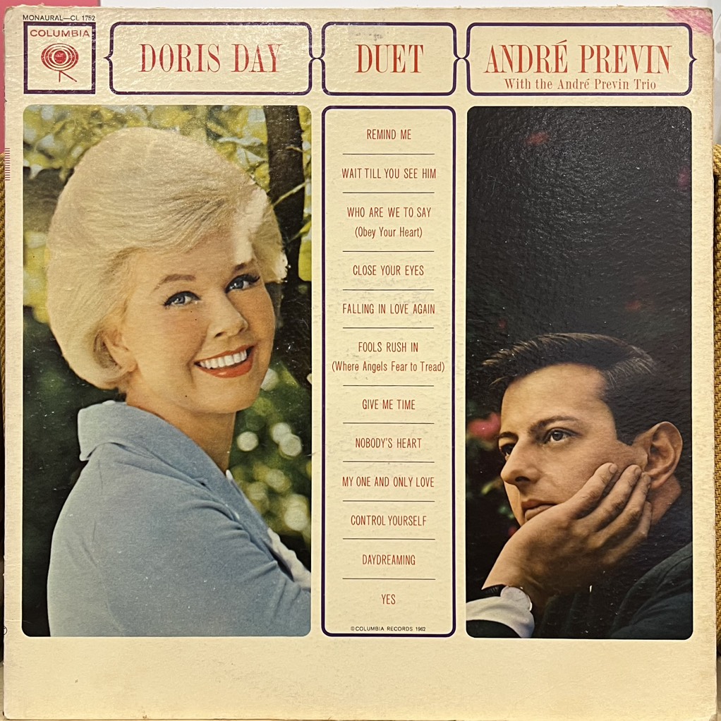 vinyl Doris Day And Andre Previn With The Andre Previn Trio – Duet