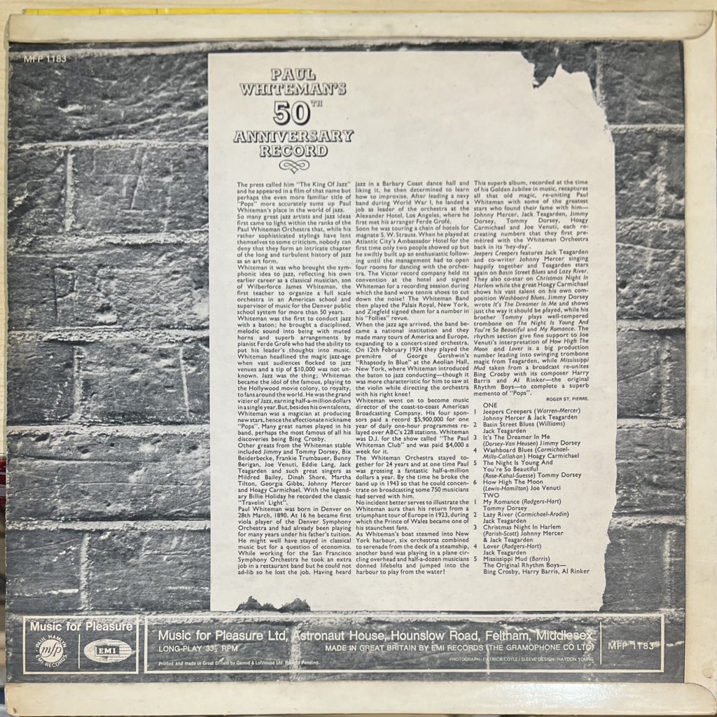 thuê vinyl Paul Whiteman – Paul Whiteman And His Famous Friends