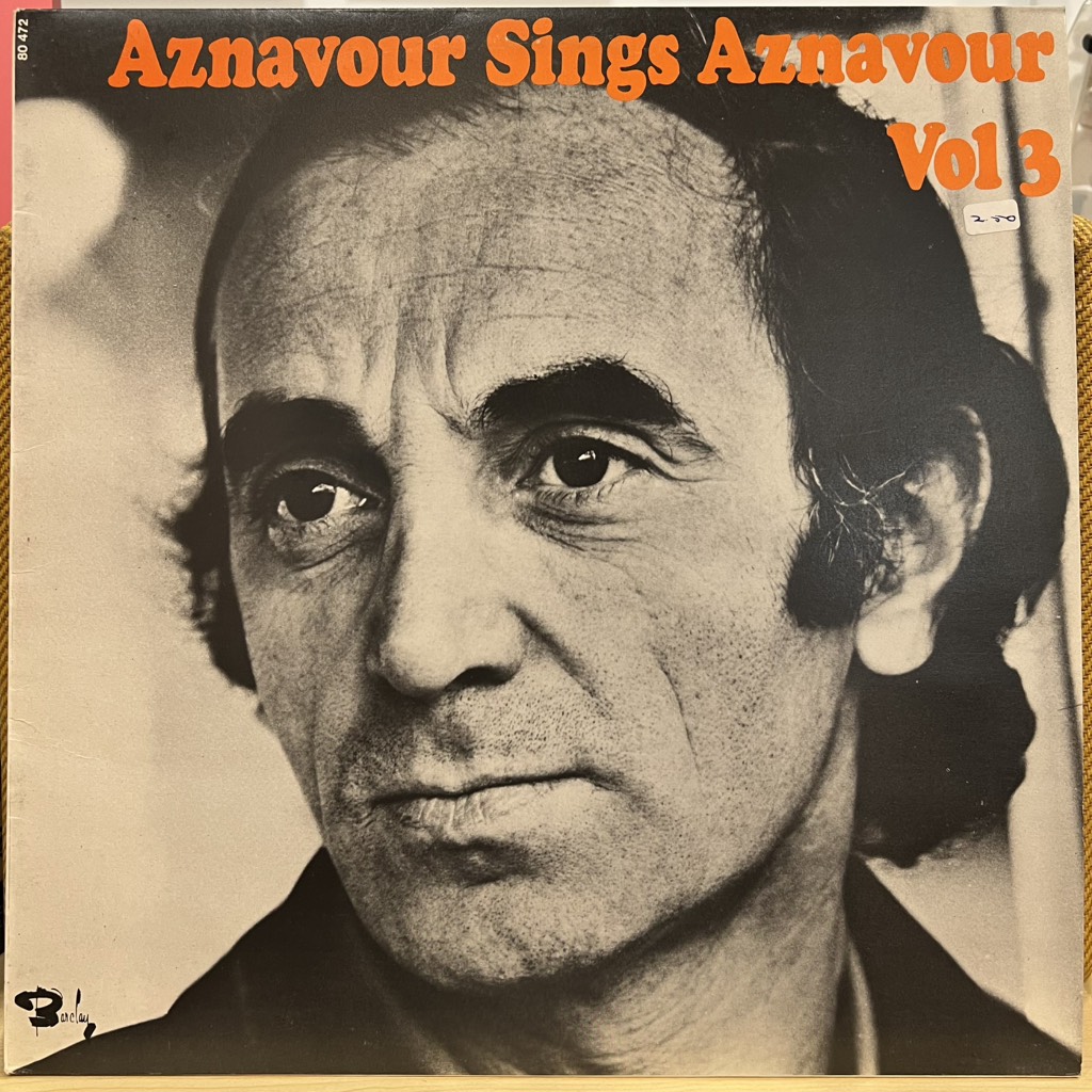 vinyl Charles Aznavour – Aznavour Sings Aznavour Vol 3