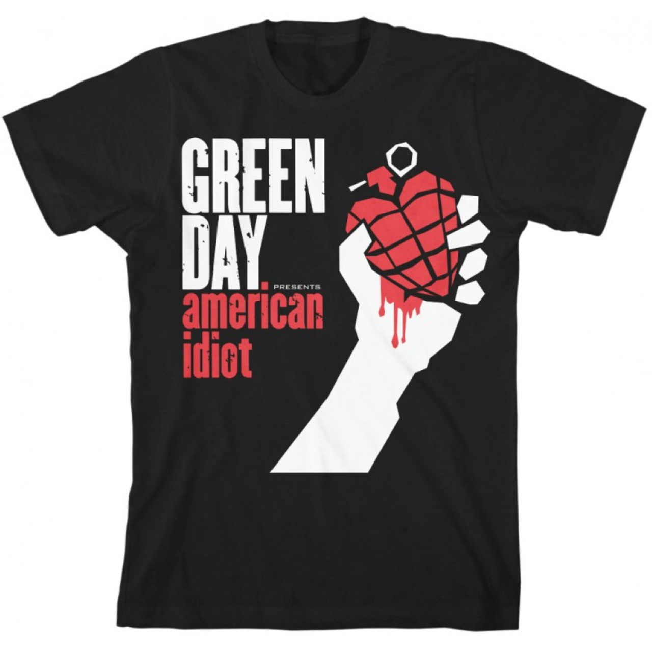 GREENDAY - AMERICAN IDIOT AMPLIFIED XX LARGE VINTAGE BLACK T SHIR