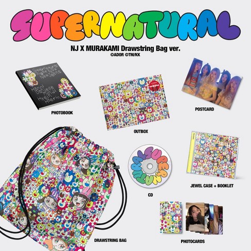 CD NewJeans 'Supernatural' NJ X MURAKAMI (Drawstring Bag ver.)