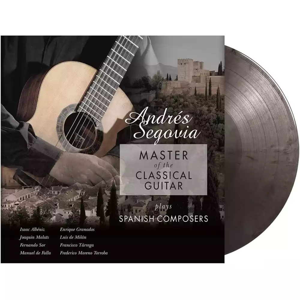 vinyl ANDRES SEGOVIA - MASTER OF THE CLASSICAL GUITAR (SOLID SILVER & BLACK VINYL)