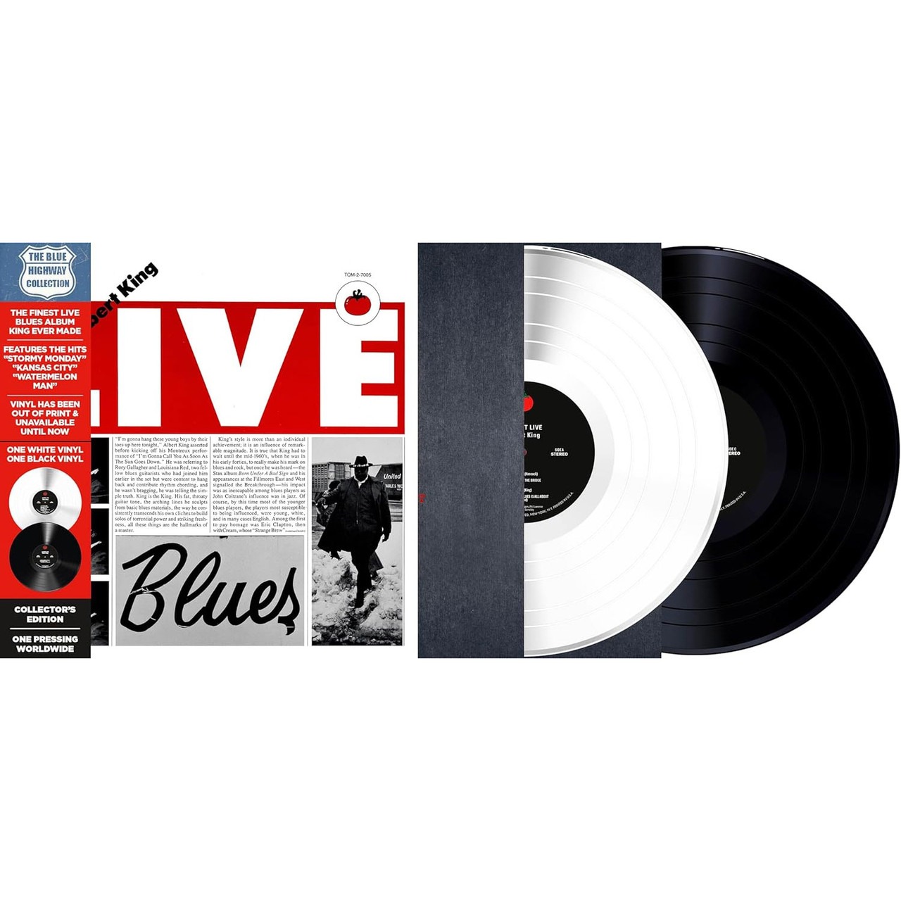 Vinyl Albert King - Albert Live (2LP) (White & Black Vinyl)
