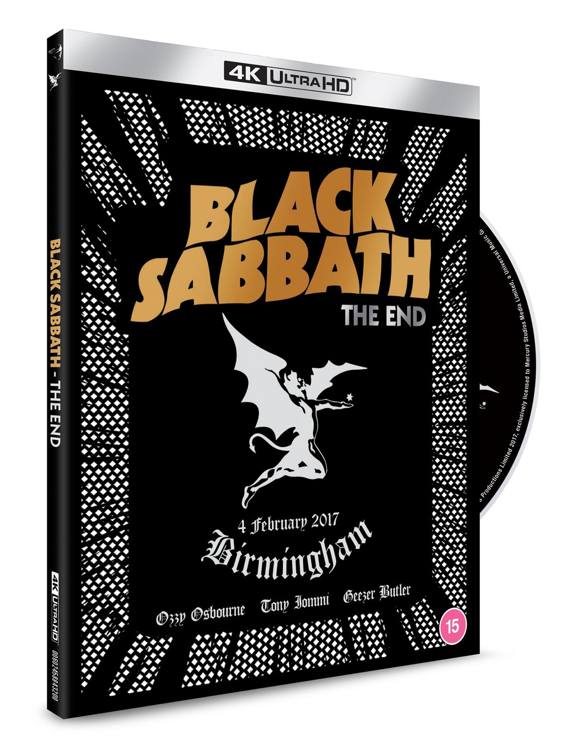 ĐĨA CD Black Sabbath - The End (4K Ultra HD Blu-Ray Video Disc)
