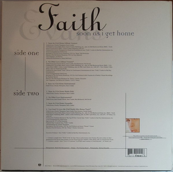 vinyl Faith Evans – Soon As I Get Home