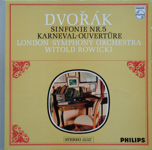 vinyl Dvořák, London Symphony Orchestra, Witold Rowicki – Symphony No. 5 In F, Op 76, Carnival Overture, Op 92