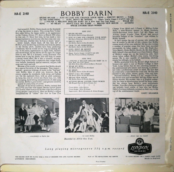 vinyl Bobby Darin – Bobby Darin