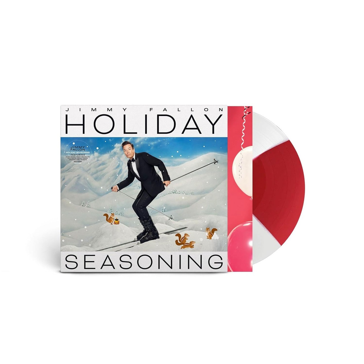 vinyl Jimmy Fallon - Holiday Seasoning (Peppermint Swirl Vinyl)