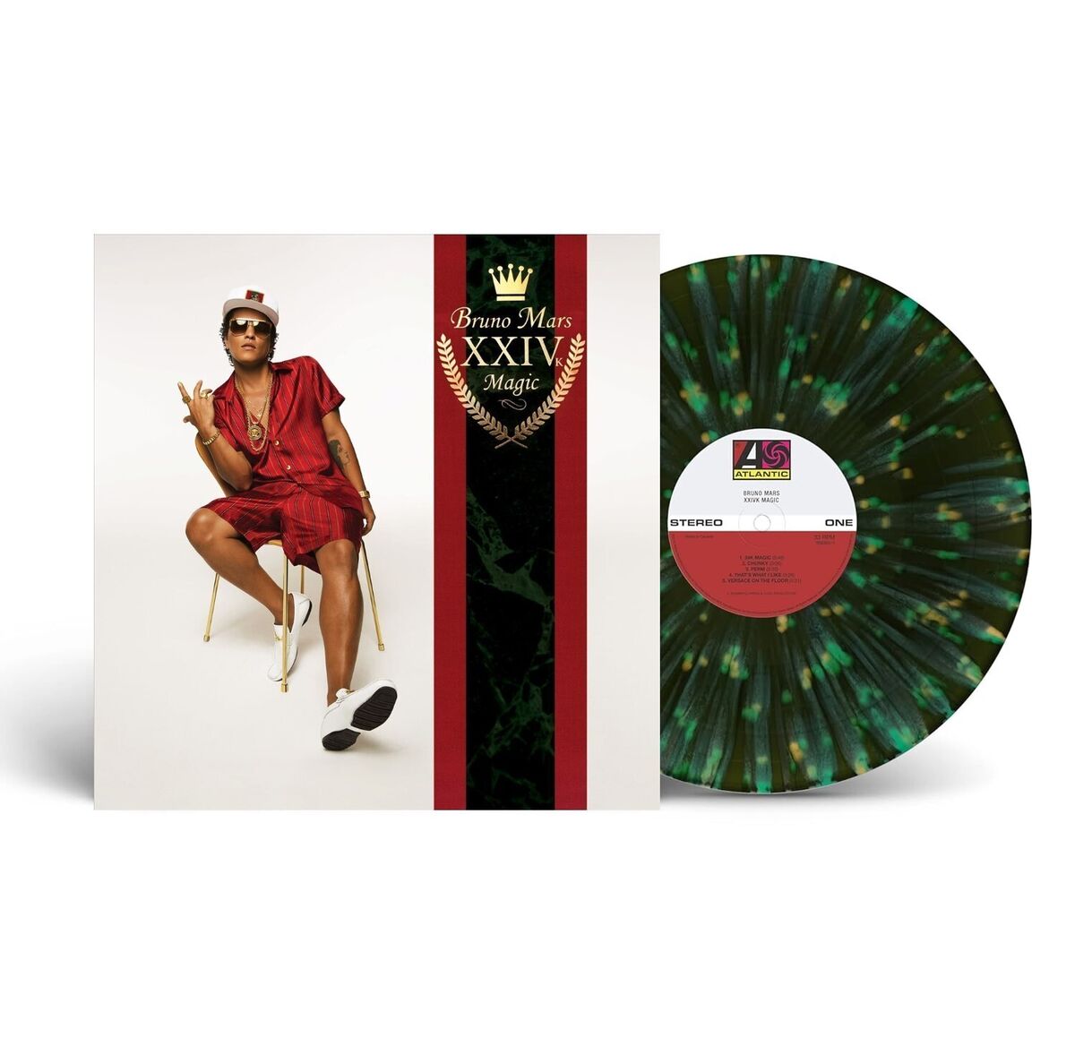 vinyl BRUNO MARS - 24K MAGIC (YELLOW GREEN VINYL)