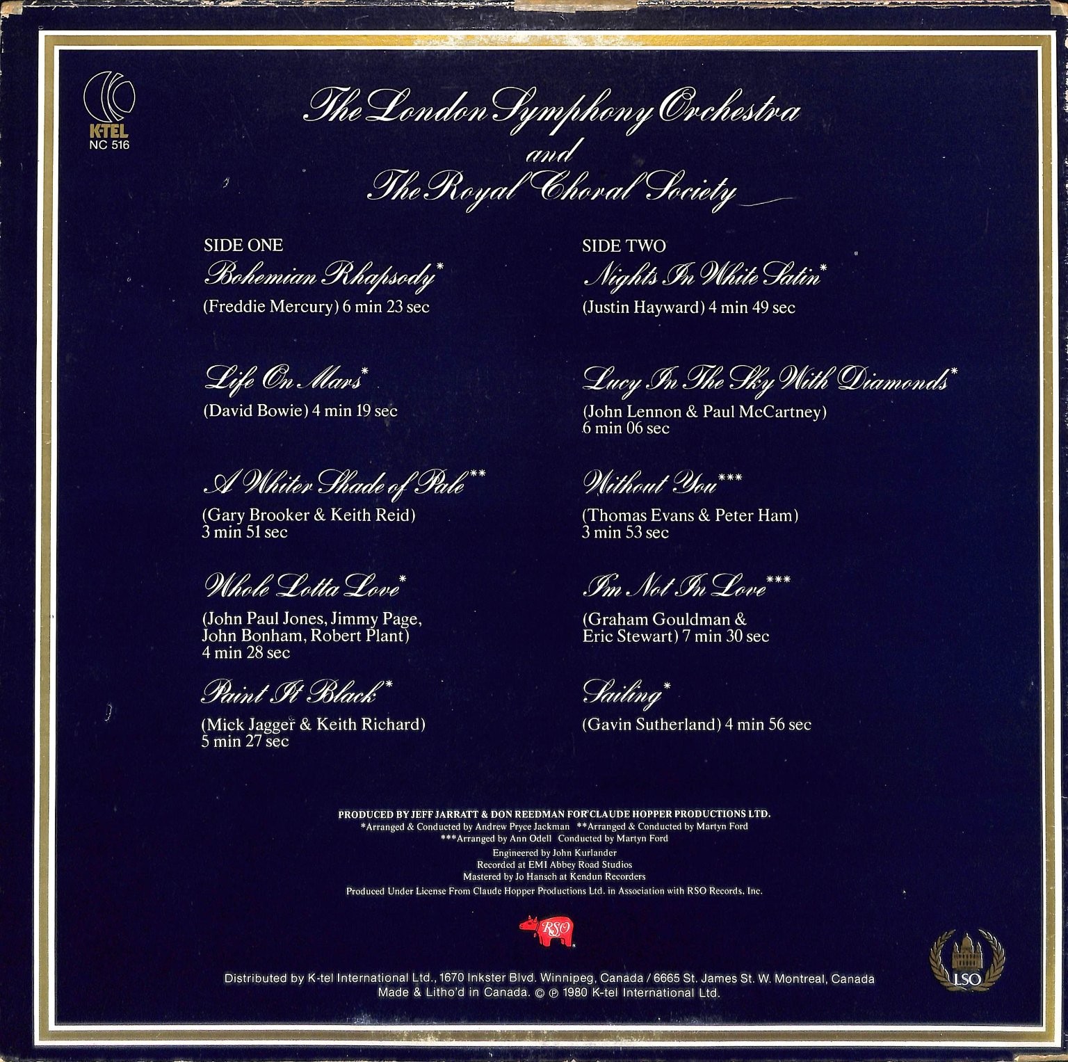 used vinyl London Symphony Orchestra – Classic Rock