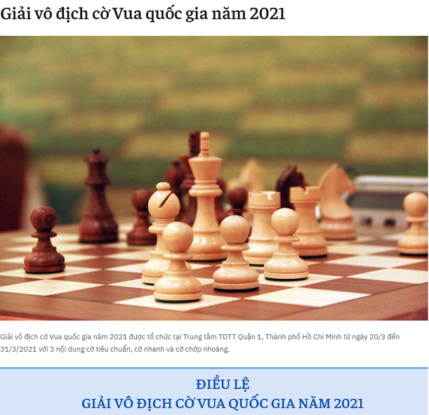 Giải vô địch cờ Vua quốc gia năm 2021