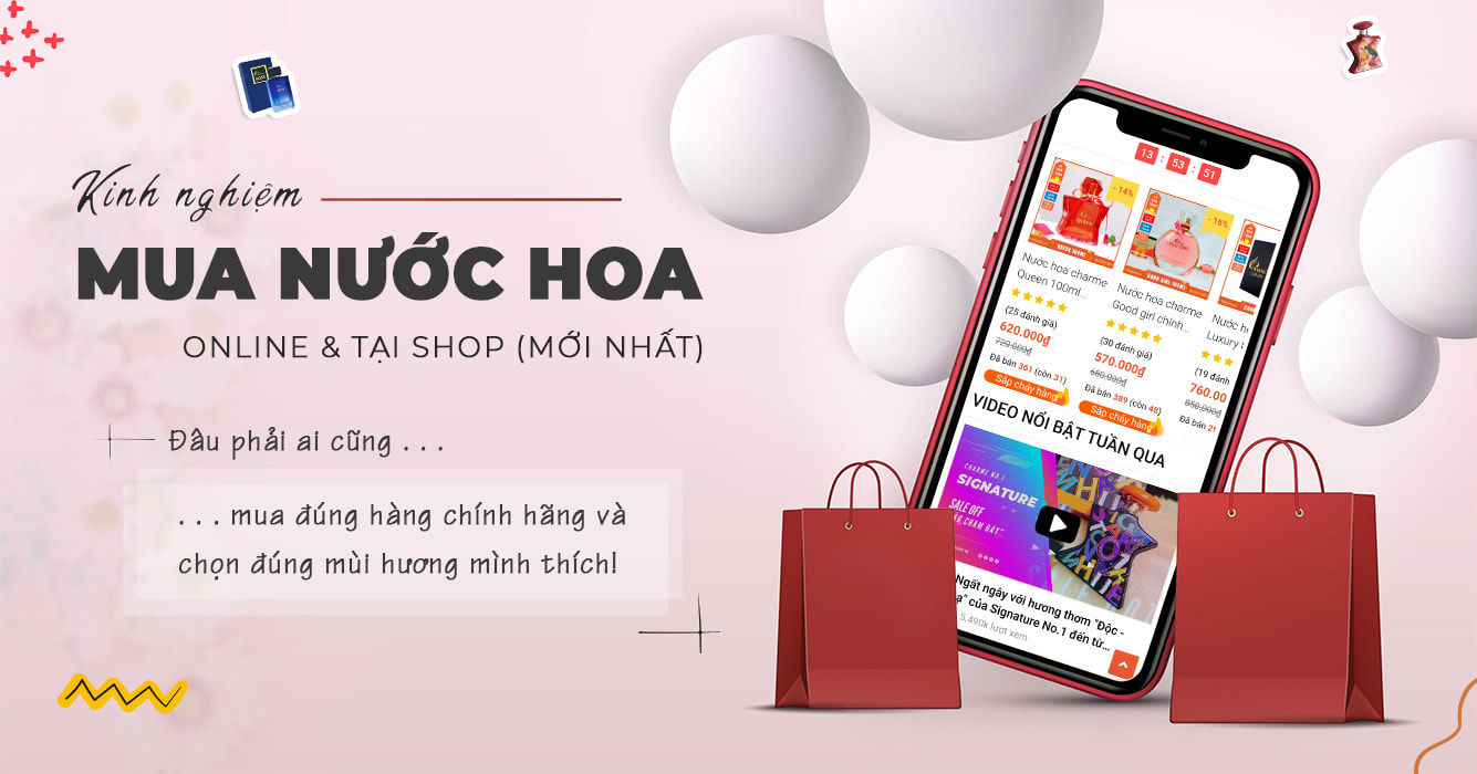 Kinh nghiệm chọn mua nước hoa online và tại shop chính hãng