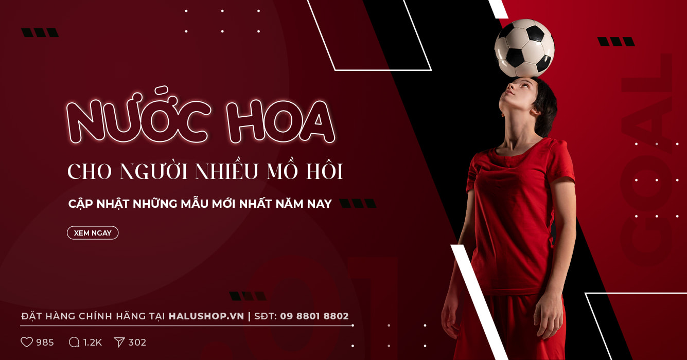 Mẫu nước hoa cho người nhiều mồ hôi được ưa chuộng nhất năm nay
