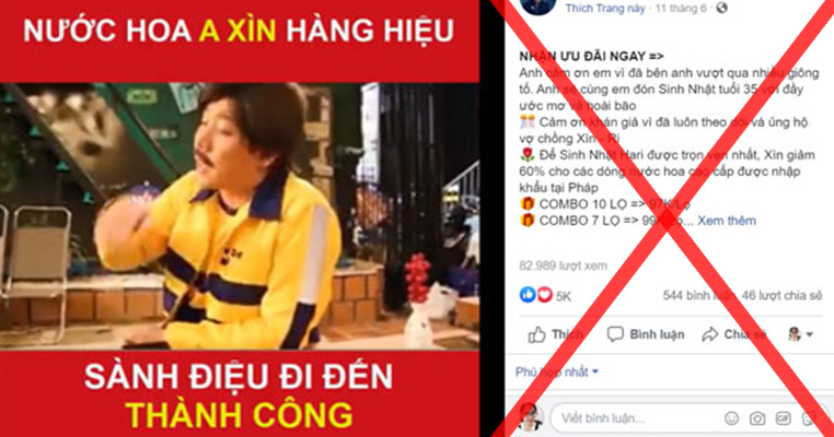 [VẠCH TRẦN] Shop Nước hoa Trấn Thành, Hari Won giá rẻ, thực hư thế nào?