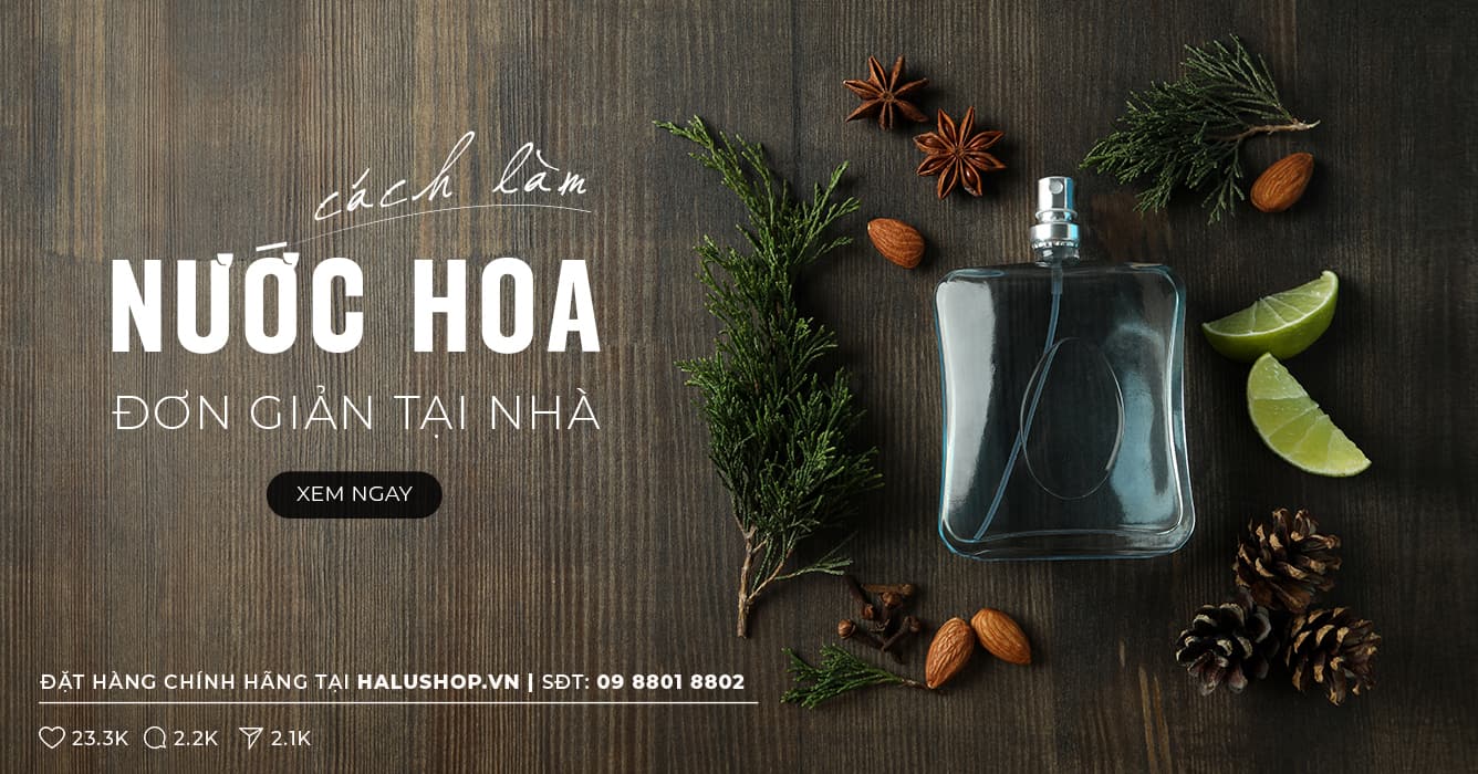 cách làm nước hoa đơn giản tại nhà