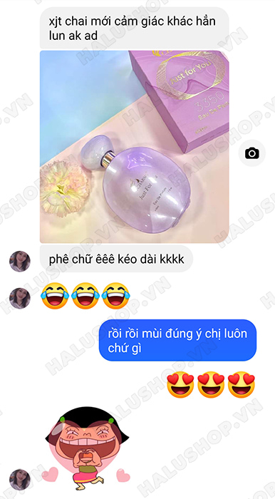 em vân mua charme just for you mới 50ml tại cửa hàng halushop